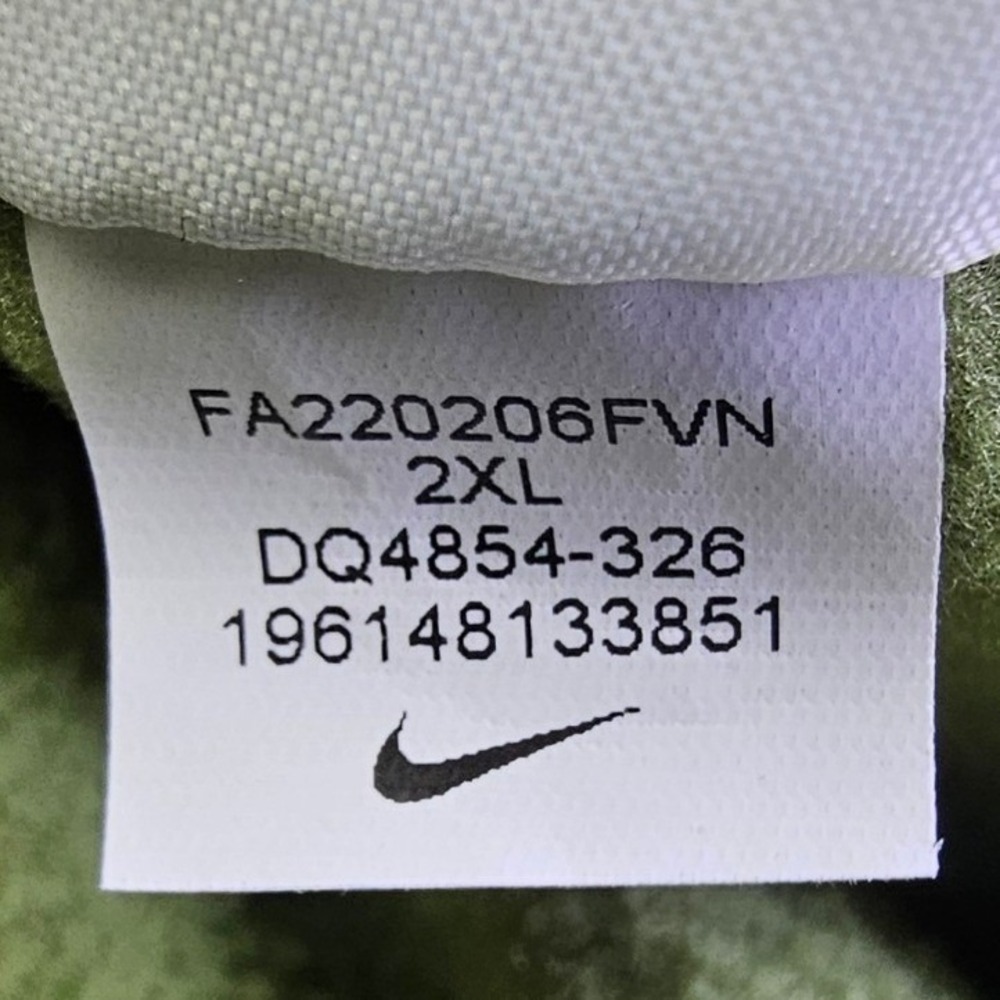 Nike Therma-FIT Mens XXL Crewneck Sweatshirt Rough Green Heather DQ4854-326 - Picture 11 of 11